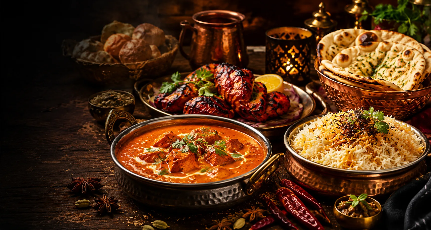 Indian food at Dip N Drool in Vancouver